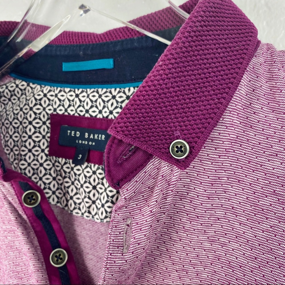 Ted Baker Polo Shirt sz 3 sz Small